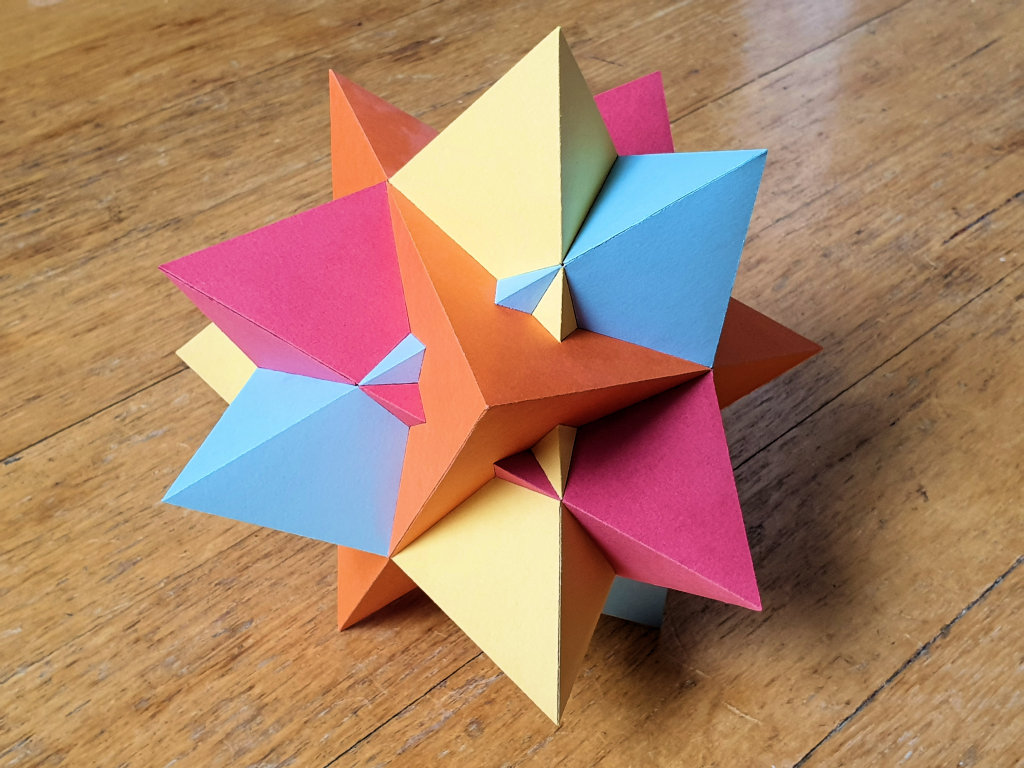 Compound of 4 Tetrahedra