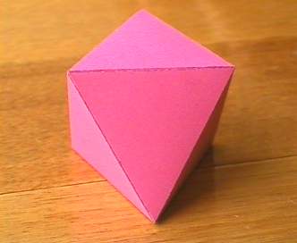 octahedron angles between faces