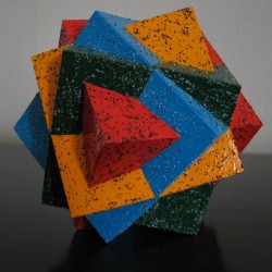Compound of 4 Cubes